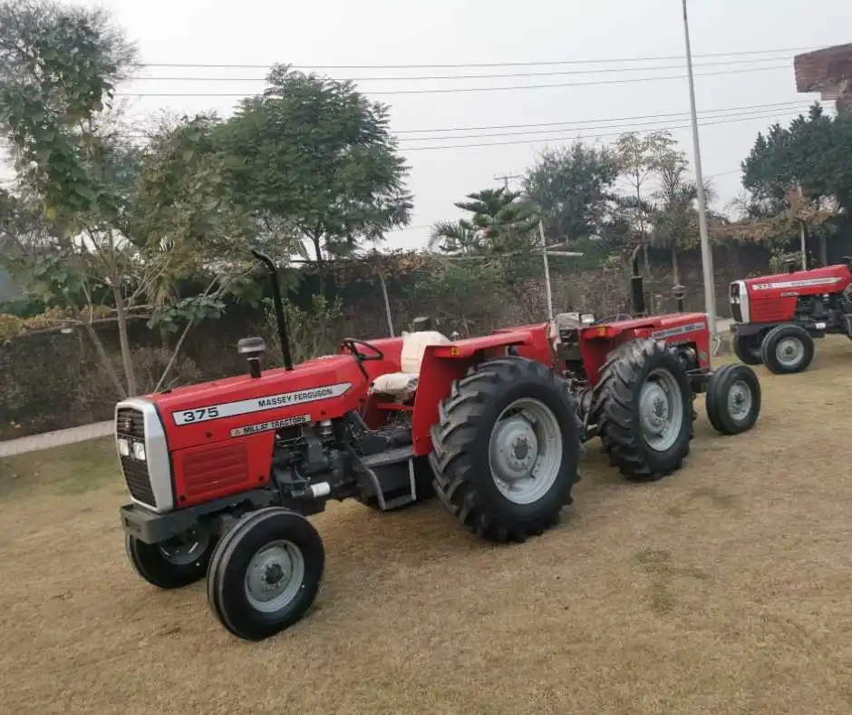Massey Ferguson 375 engine power perfect for medium to large-scale cultivation, supporting a range of agricultural implements
