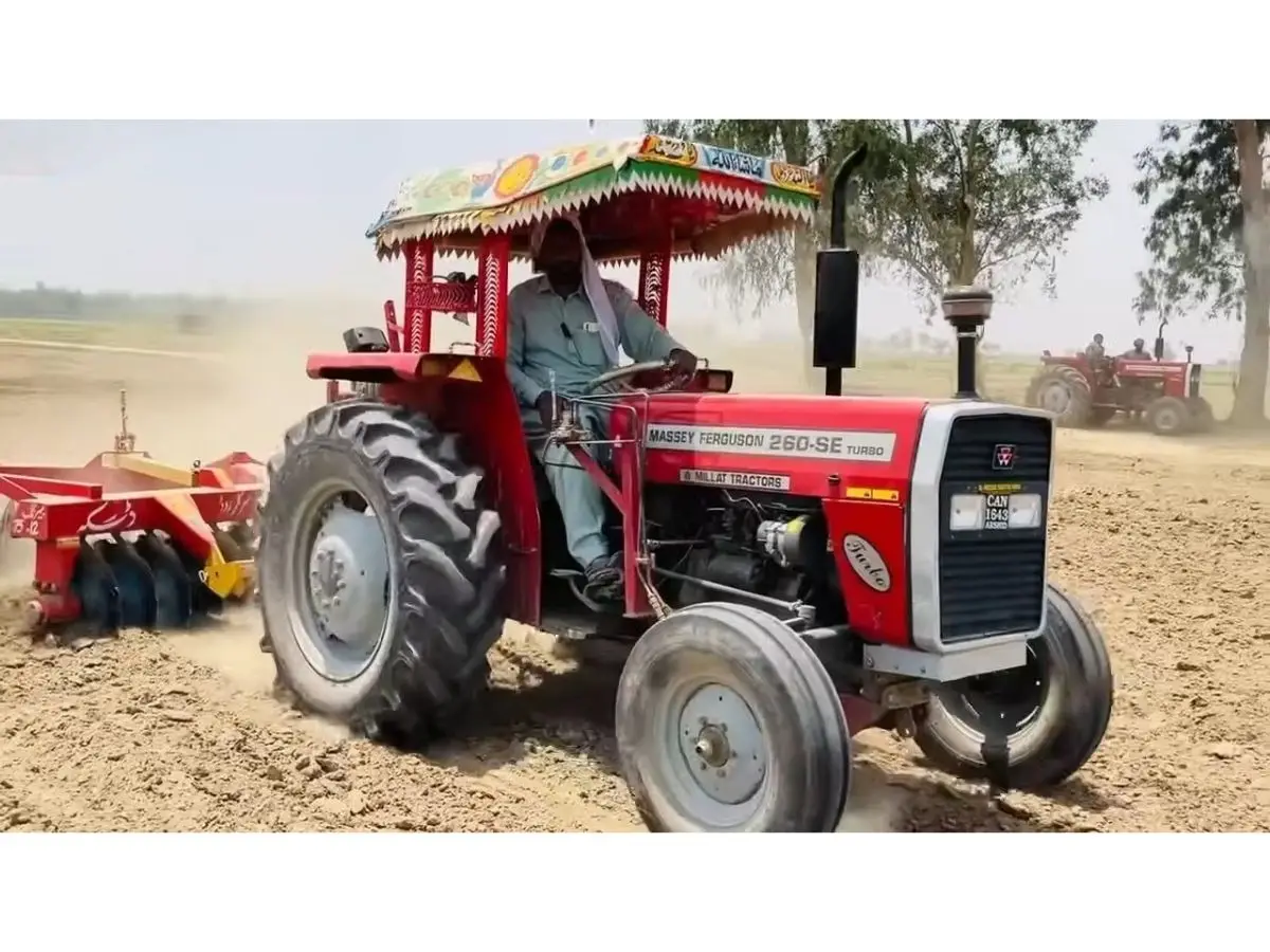 Turbocharged Massey Ferguson tractor MF 260 2WD 60 HP with Low Maintenance Mechanical Braking System for Low Budget Mechanized